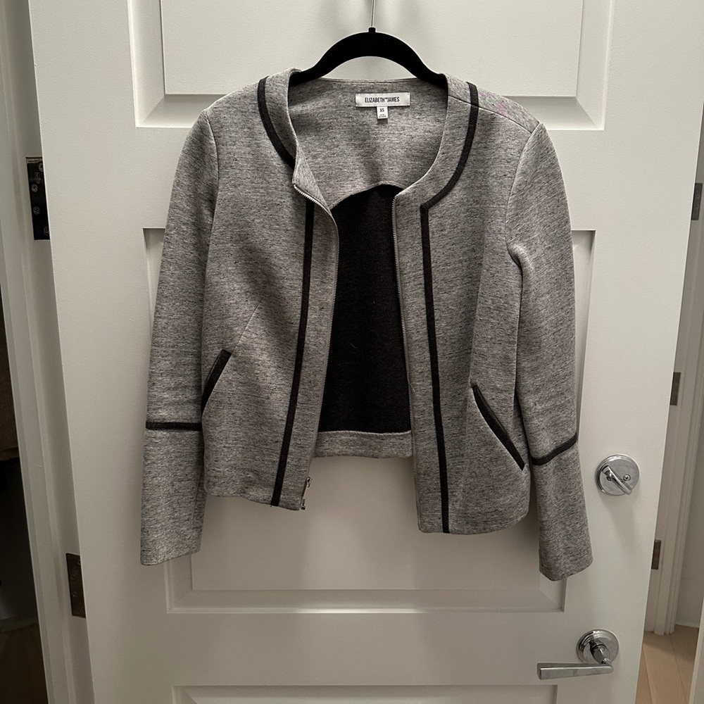 Elizabeth & James Grey Blazer - Size XS